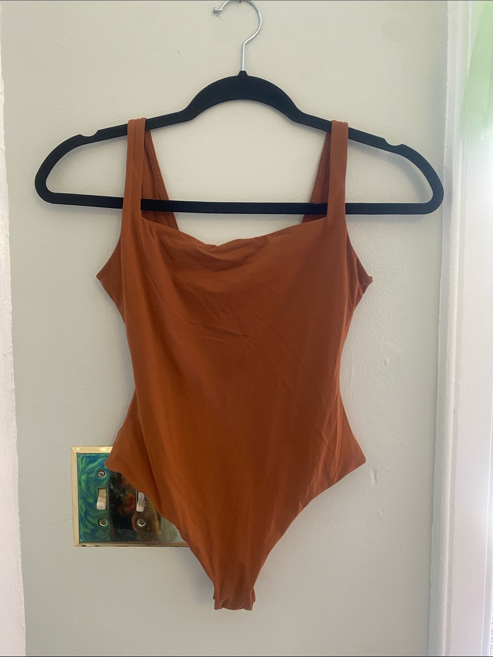 SKIMS body suit Rust Brown